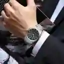 Reloj Análogo Curren Original Kred8303 Para Hombre Acero Color Plateado