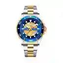 Reloj Análogo Curren Original Kred371903 Para Hombre Acero Color Plata Y Dorado