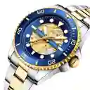 Reloj Análogo Curren Original Kred371903 Para Hombre Acero Color Plata Y Dorado
