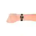 Reloj Análogo Curren Original Kreb562001para Hombre Acero Color Negro-oro Rosa