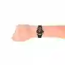 Reloj Análogo Curren Original Kre02012001 Para Hombre Acero Color Negro-oro Rosa