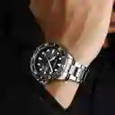 Reloj Análogo Curren Original Kred17190119 Para Hombre Acero Color Plata Y Negro