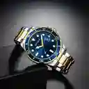 Reloj Análogo Curren Original Kred17192118 Para Hombre Acero Color Plata Y Dorado