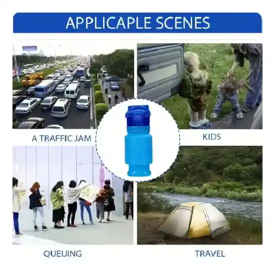Orinal Personal Plegable Portátil Viajes Hombres Y Mujeres