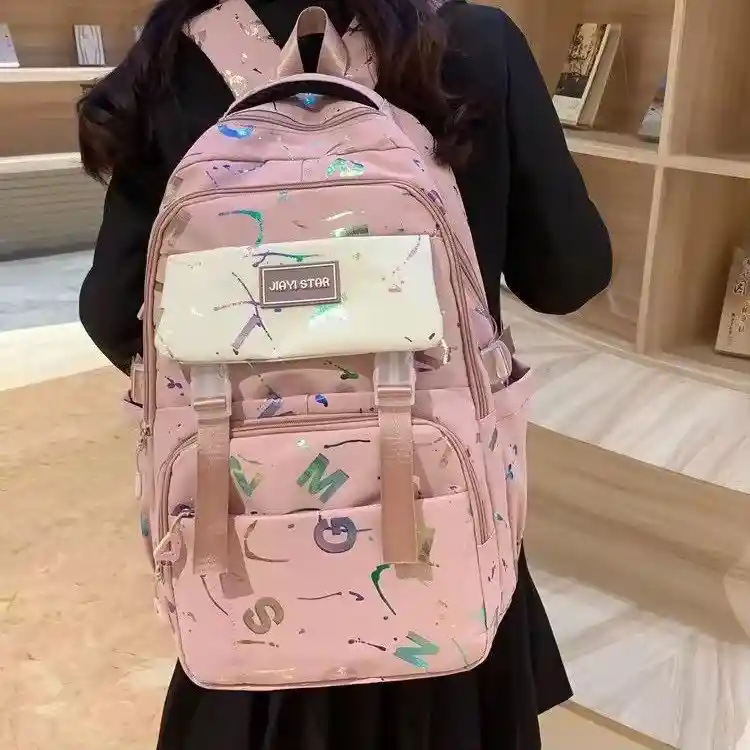 Morral O Maleta Letras Tornasol