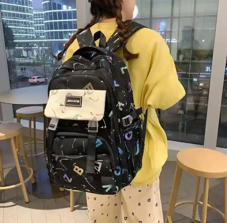 Morral O Maleta Letras Tornasol