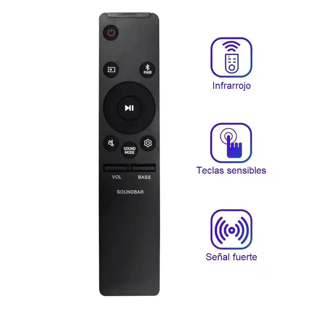 Control Remoto Compatible Barra De Sonido Samsung Ah59-02766a Soundbar
