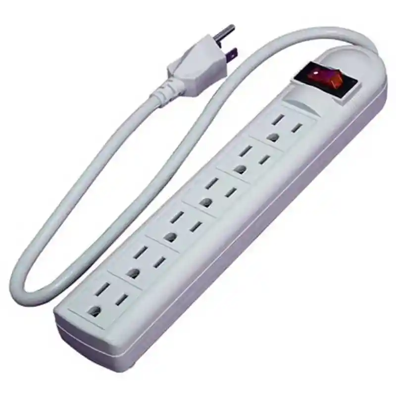 Regleta Electrica, Multitoma - 6 Tomacorrientes