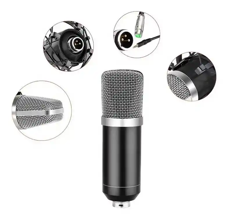 Kit Micrófono Condensador Profesional Para Estudio
