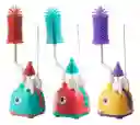Kit 4 Piezas Lava Teteros Cepillo Silicona Biberones Botellas
