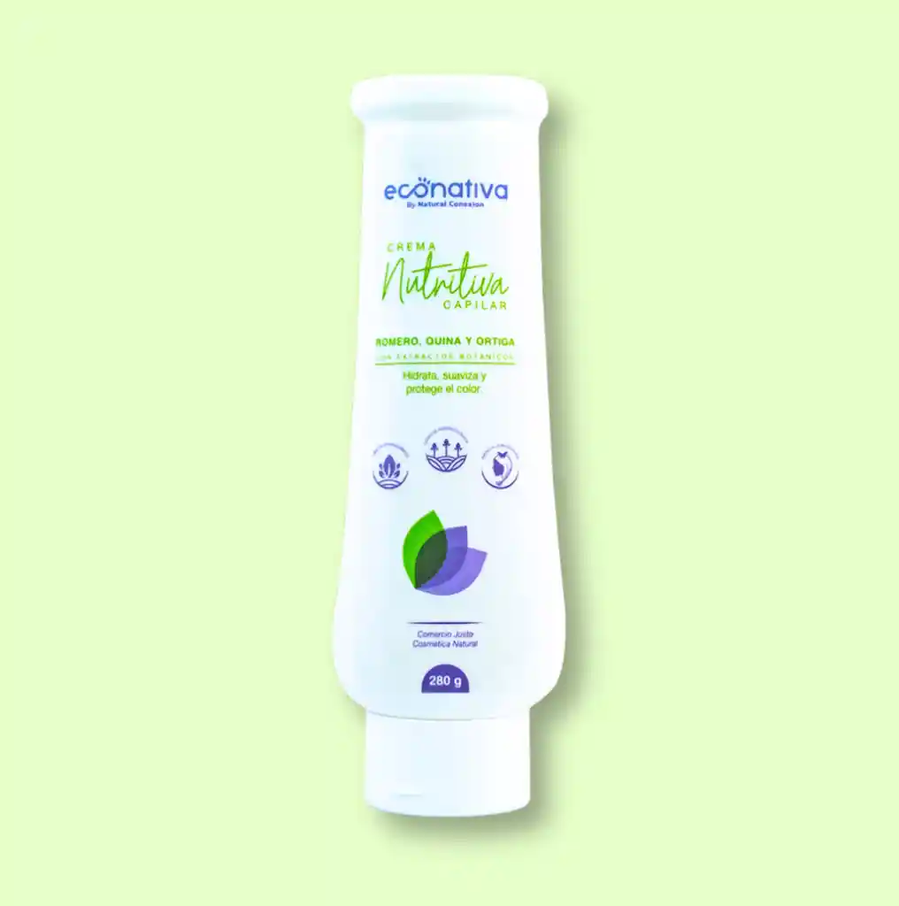 Crema Nutritiva Capilar Romero Quina Ortiga- Econativa
