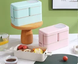 Lonchera Porta Comida Con Cubiertos