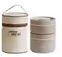 Lonchera Porta Comida Con Estuche