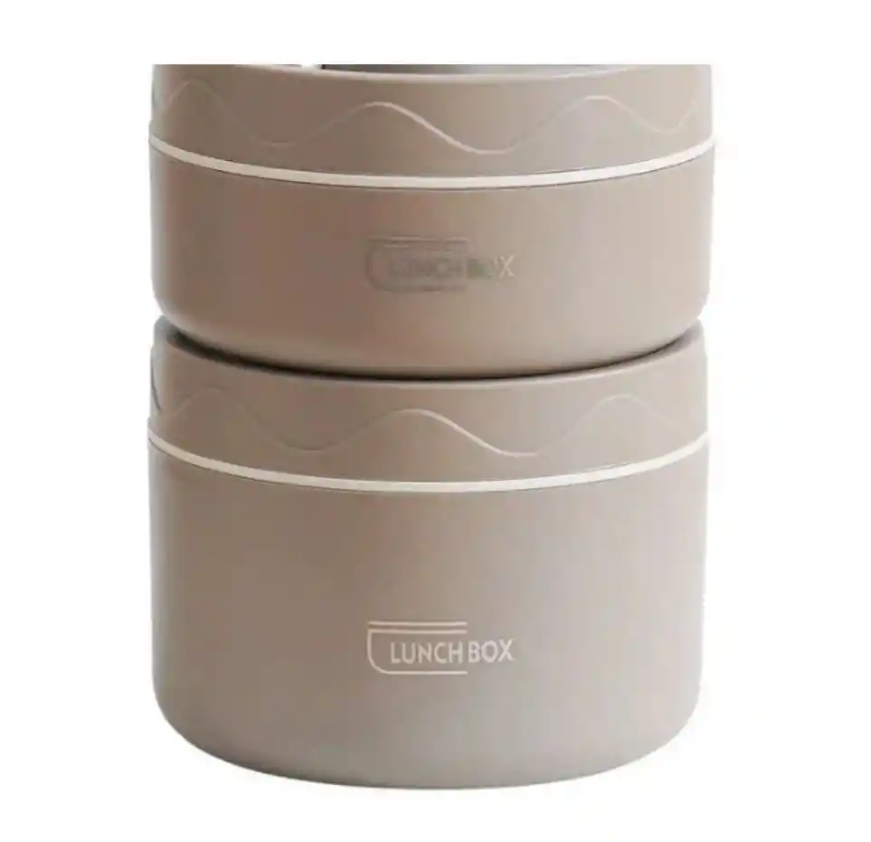 Lonchera Porta Comida Con Estuche