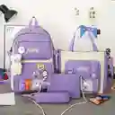 Set Escolar Kawaii X5 Piezas