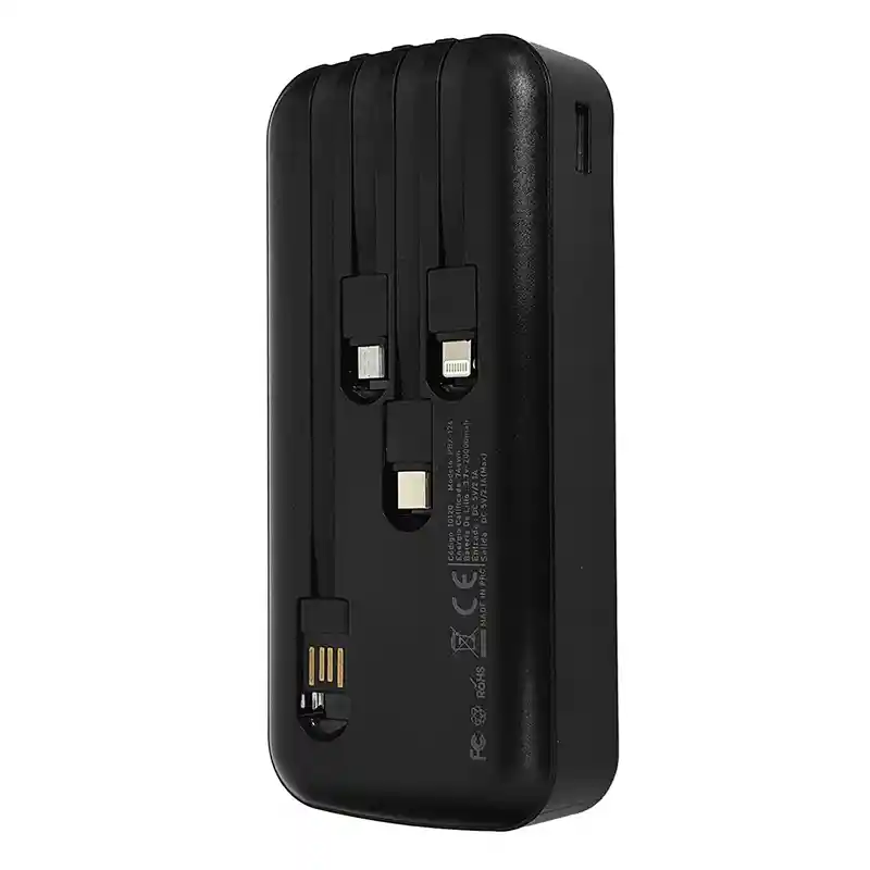 Power Bank Portatil 20000 Mah Led Indicadora De Bateria