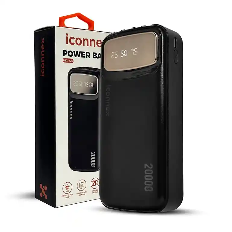Power Bank Portatil 20000 Mah Led Indicadora De Bateria