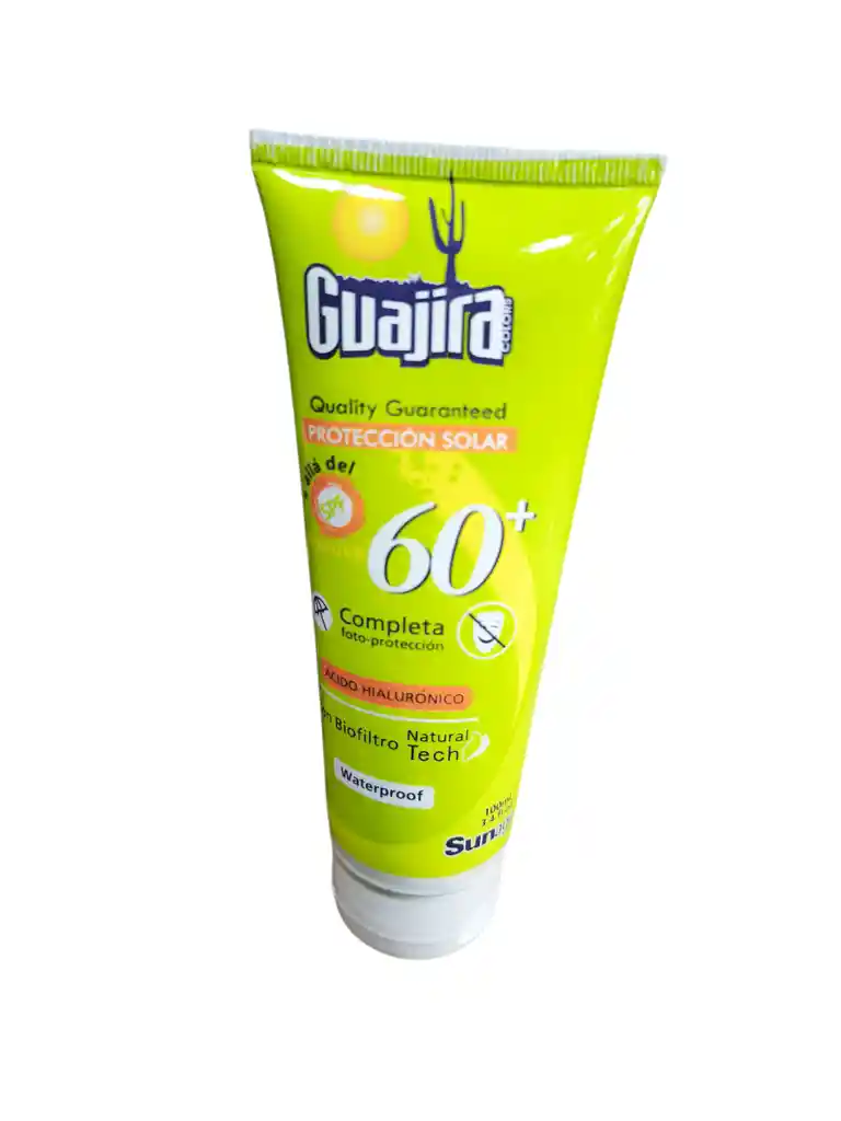 Protección Solar Guajira 60+ Con Acido Hialurónico 100 Ml
