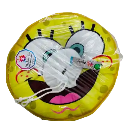 Dona Collar Isabelino Petskin Dibujo Animado Amarillo (bob Esponja) Perro Talla Xl (12 - 15 Kg)