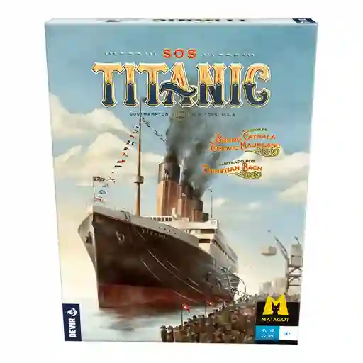 Juego De Mesa Cooperativo Sos Titanic Para Adultos