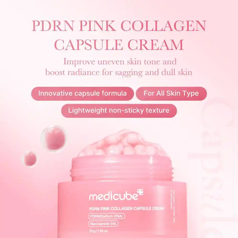 Medicube Crema Facial Pdrn Pink Collagen Capsule Cream