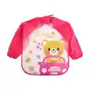 Babero Delantal Para Bebés Niños Manga Larga Impermeable