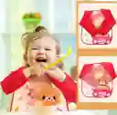 Babero Delantal Para Bebés Niños Manga Larga Impermeable