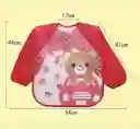 Babero Delantal Para Bebés Niños Manga Larga Impermeable