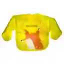 Babero Delantal Para Bebés Niños Manga Larga Impermeable