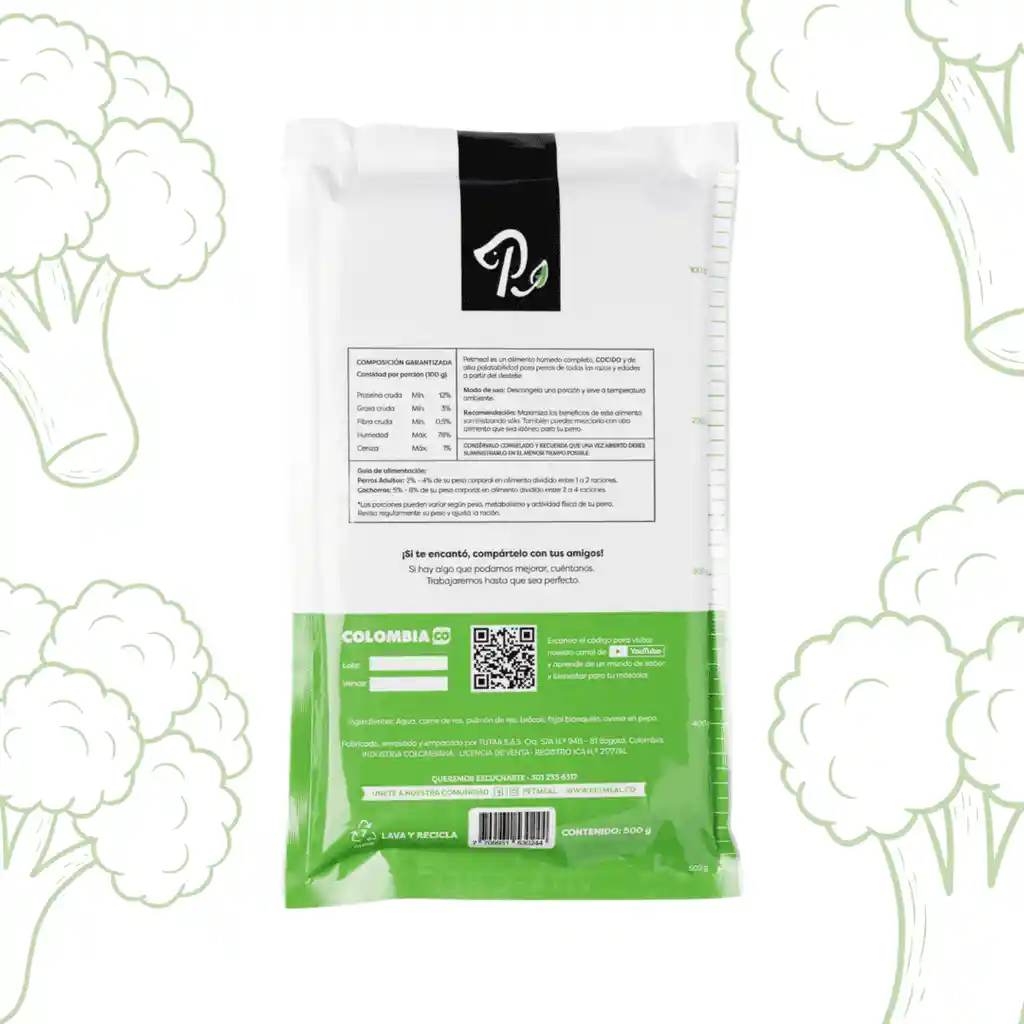 Petmeal Dieta Cocida Natural Perros - Vita C Res