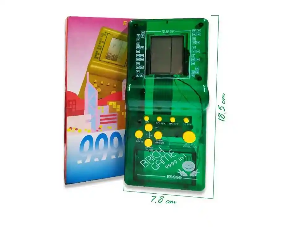 Tetris Atari Juego Portable Consola Brick Game E-9999 Niños