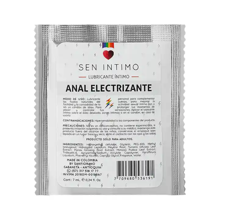 Anal Electrizante Sachet 7ml