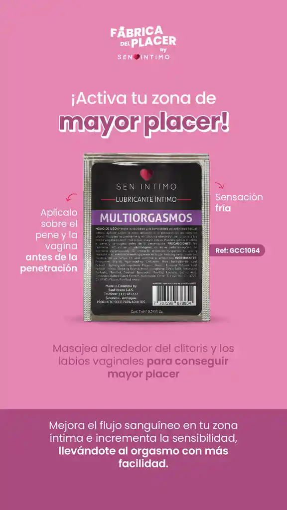 Multiorgasmos Sachet X 7