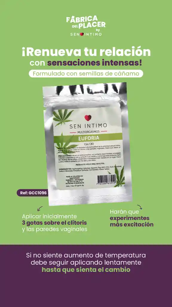 Multiorgasmos Euforia Con Cbd X 7 Ml