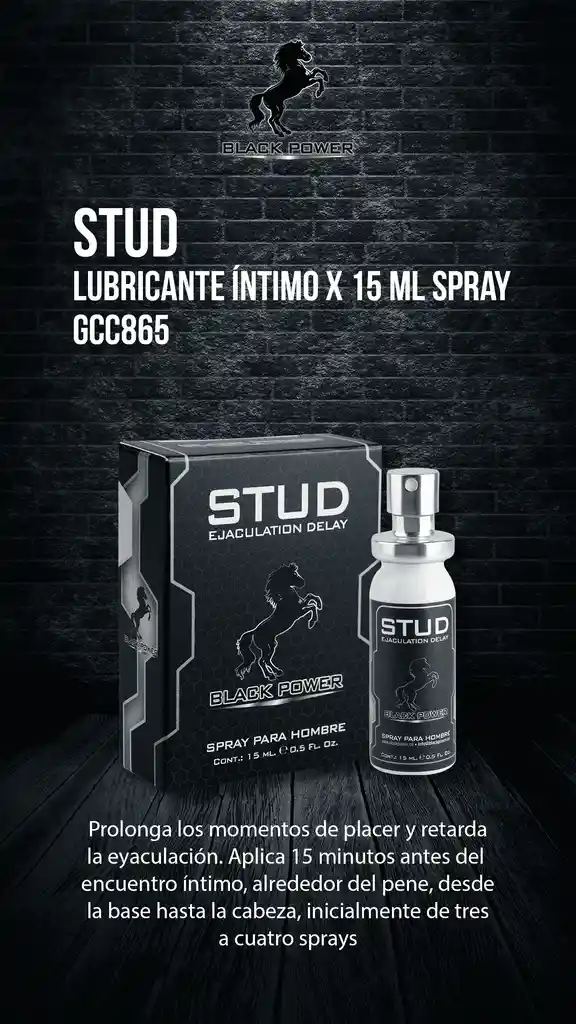 Retardante Stud Spray X 15 Ml