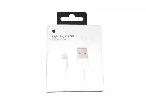 Cable Cargador Iphone A Usb Para Iphone Lightning Color Blanco