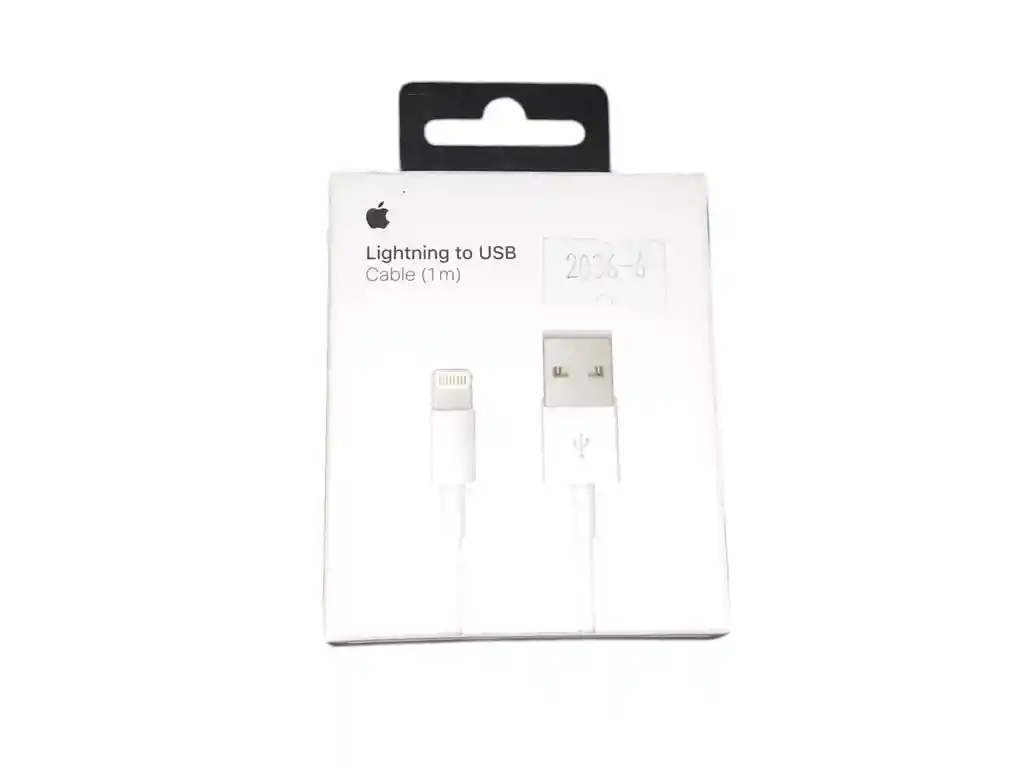 Cable Cargador Iphone A Usb Para Iphone Lightning Color Blanco