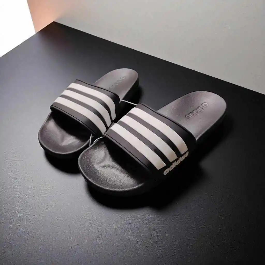 Chancla Sandalia Adidas Para Dama Oscura Talla 37 Eur