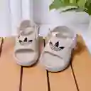 Sandalias Chanclas Adidas Beige Talla 24