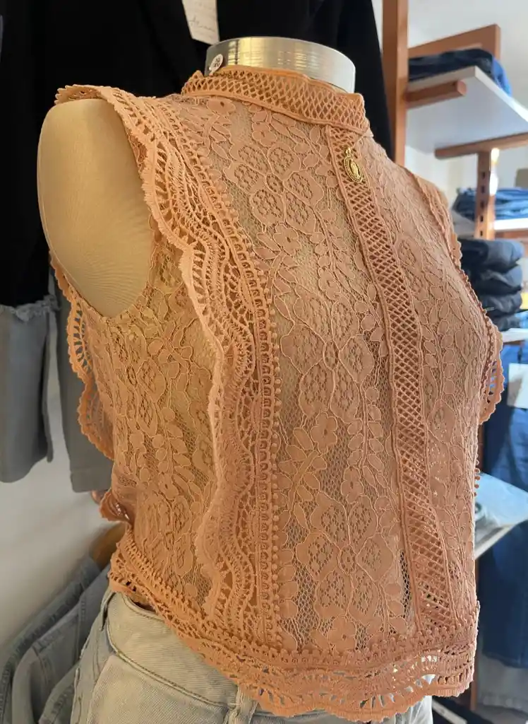 Blusa Flor De Durazno