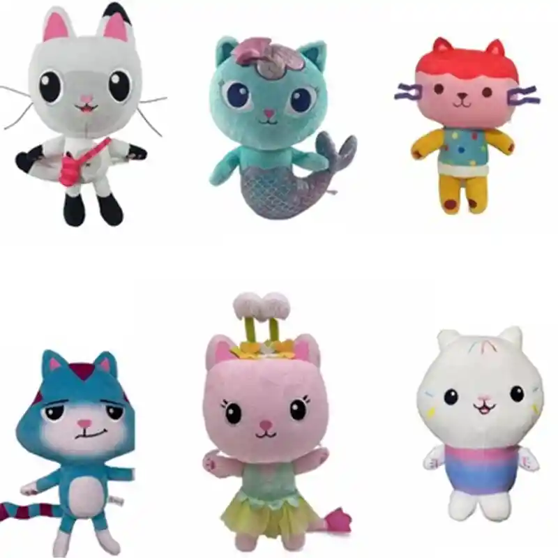 Peluches Casa De Muñecas De Gabby X5 Familia