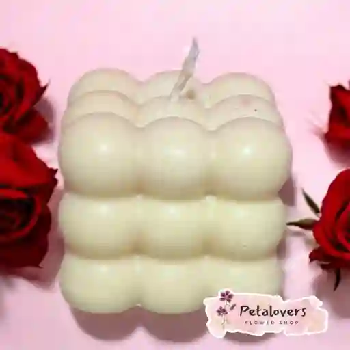 Velas Cubo Blanca
