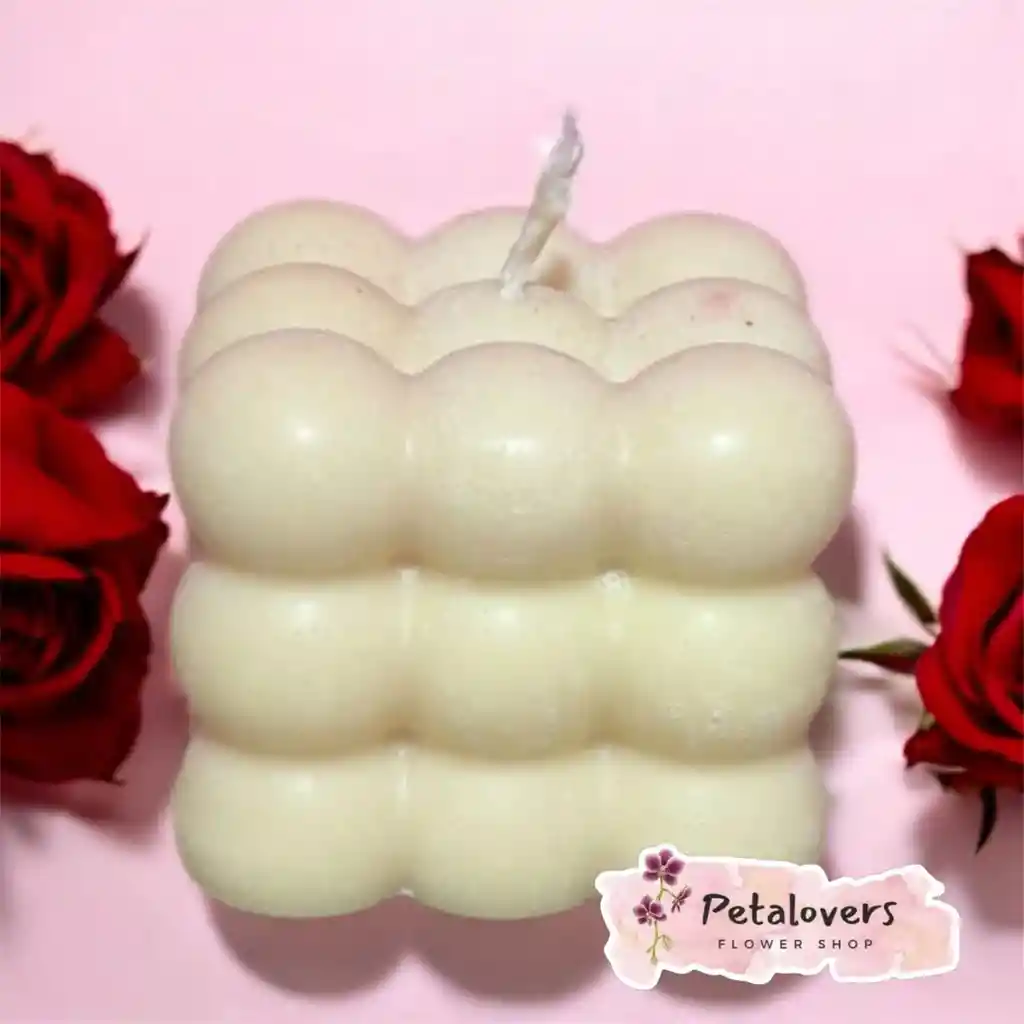 Velas Cubo Blanca