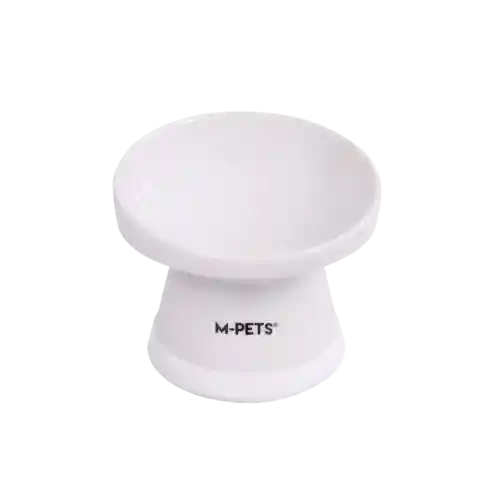 M-pets Tazón Elevado Cerámica Para Gato