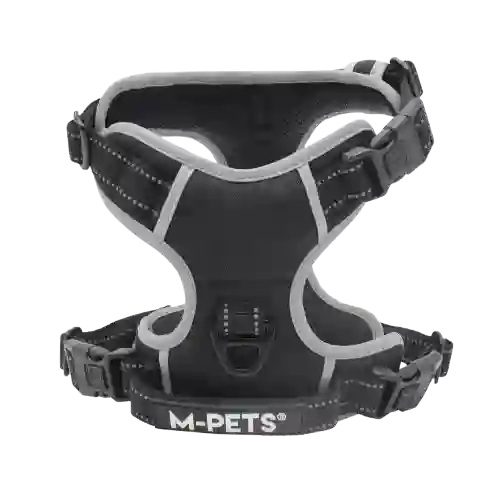 M-pets Arnés De Hiking Negro Ónix Para Perro - L