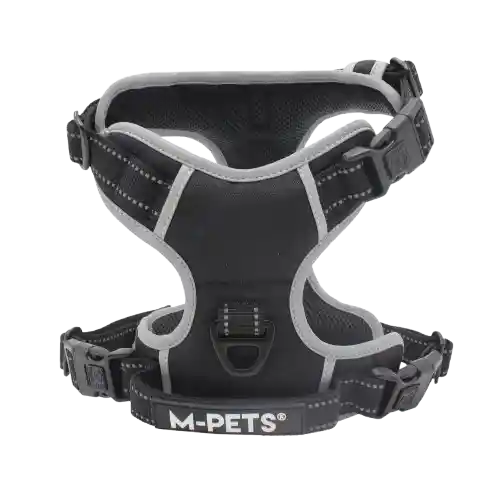 M-pets Arnés De Hiking Negro Ónix Para Perro - L