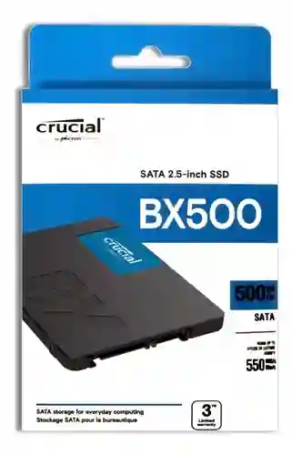 Disco Solido Sata Interno 2.5 Crucial 500 Gb Bx500