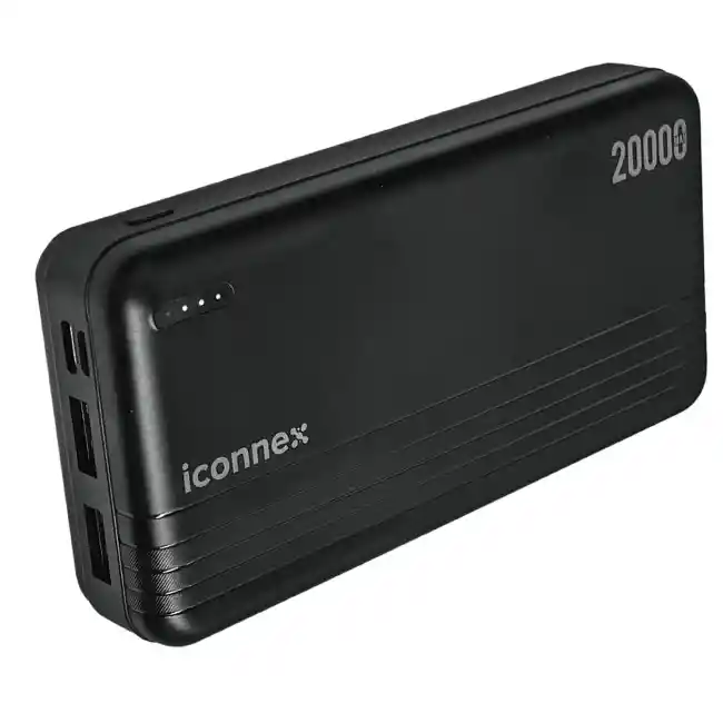 Power Bank Portatil 20000 Mah Carga Celular Tablet Ipad Entre 3 -4 Veces - Led Iconnex