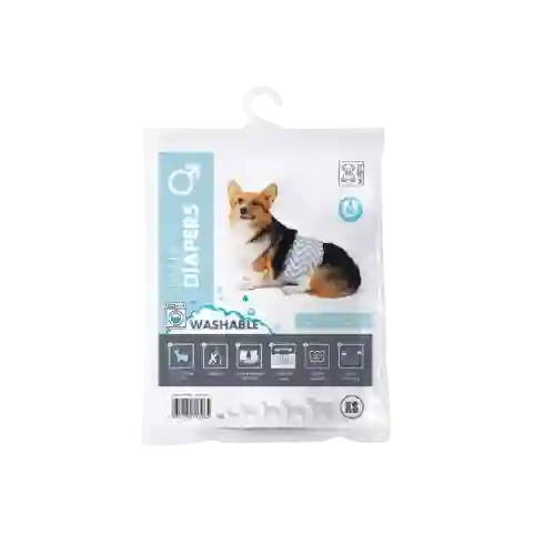 M-pets Pañal Lavable Para Perro Macho - Xs