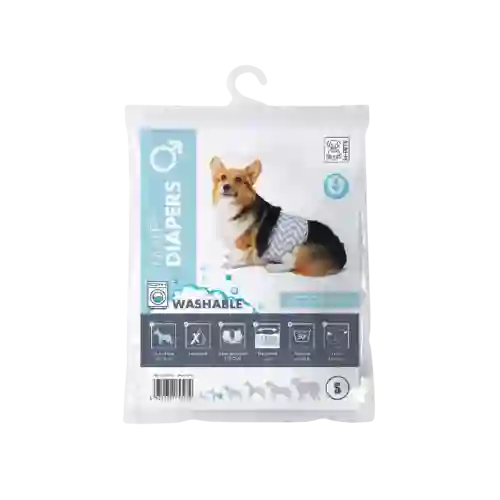 M-pets Pañal Lavable Para Perro Macho - S